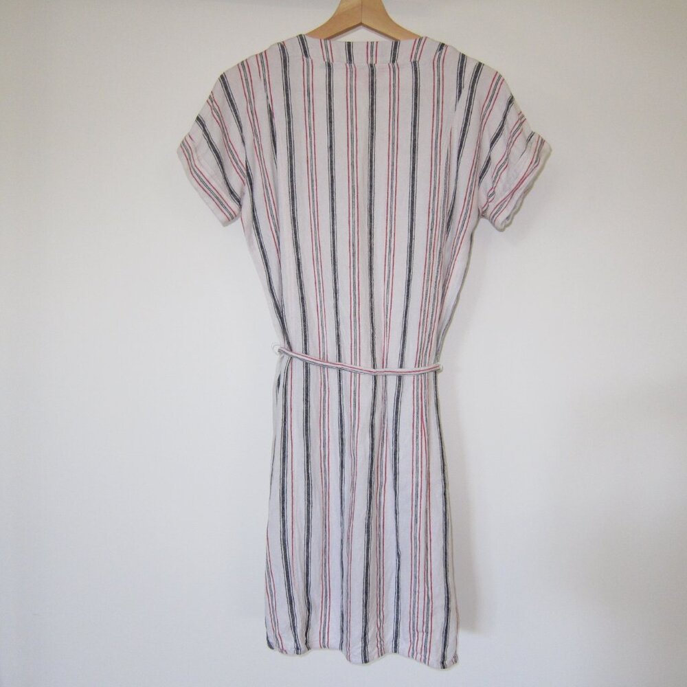 Linen Striped Dress - Picture 2 of 5